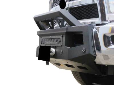 ARMOUR III Heavy Duty Front Winch Bumper-Textured Black-2013-2018 Ram 2500/2013-2018 Ram 3500|Black Horse Off Road