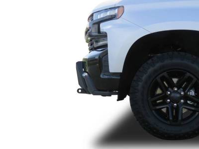 ARMOUR III Light Duty Front Bumper-Textured Black-2019-2021 Chevrolet Silverado 1500/2022-2022 Chevrolet Silvrado 1500 LTD|Black Horse Off Road