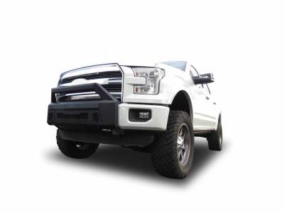 Black Horse Off Road - ARMOUR III Light Duty Front Bumper-Textured Black-2015-2017 Ford F-150|Black Horse Off Road - Image 3