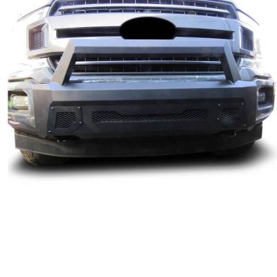 ARMOUR III Light Duty Front Bumper-Textured Black-2018-2020 Ford F-150|Black Horse Off Road