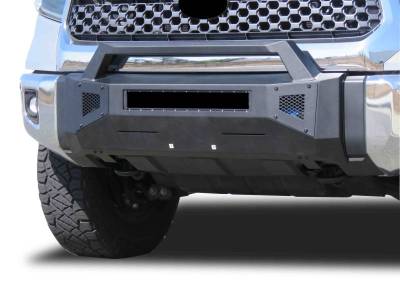 ARMOUR III Light Duty Front Bumper-Textured Black-2014-2021 Toyota Tundra|Black Horse Off Road