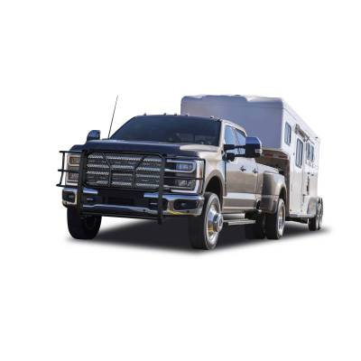 RUGGED HD Grille Guard-Black-2023-2025 Ford F-250/F-350/F-450/F-550Super Duty|Black Horse Off Road - Image 2