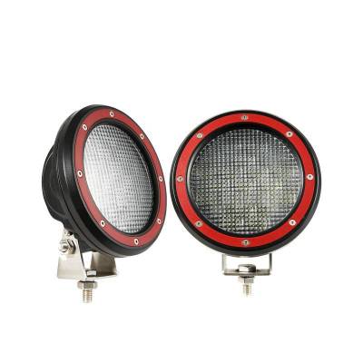 LED 5.3" Dia Light-Clear-Universal |Black Horse Off Road