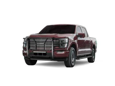 Black Horse Off Road - RUGGED HD Grille Guard Kit-Black-2021-2024 Ford F-150|Black Horse Off Road - Image 9