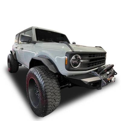 Black Horse Off Road - Front & Rear Fender Flares-Black-2021-2024 Ford Bronco|Black Horse Off Road - Image 4