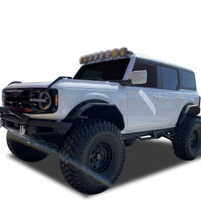 Black Horse Off Road - Front & Rear Fender Flares-Black-2021-2024 Ford Bronco|Black Horse Off Road - Image 6
