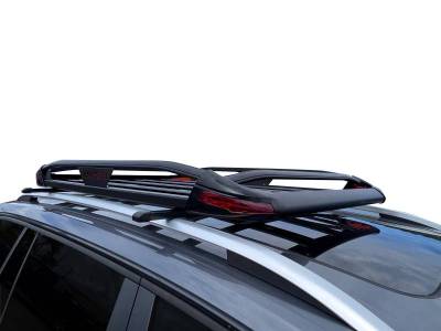 Black Horse Off Road - Black Horse | TRAVELER Aluminum Roof Mounted Cargo Basket Rack | 63"x43"x6" | Black | Compatible with cars trucks SUVs | TR-RB6343 - Image 10