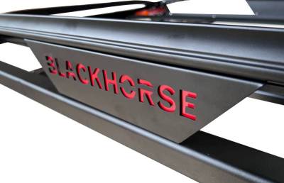 Black Horse Off Road - Black Horse | TRAVELER Aluminum Roof Mounted Cargo Basket Rack | 63"x43"x6" | Black | Compatible with cars trucks SUVs | TR-RB6343 - Image 14