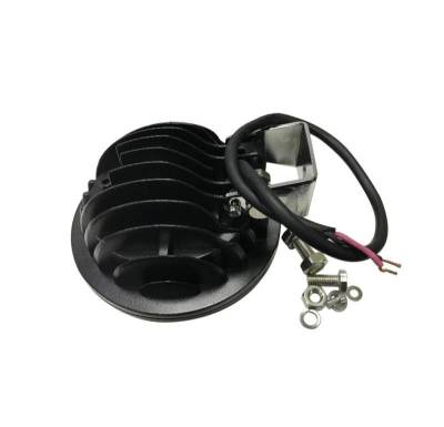 Black Horse Off Road - Bull Bar With Set of 5.3".Black Trim Rings LED Flood Lights-Stainless Steel-2008-2010 Jeep Grand Cherokee|Black Horse Off Road - Image 10