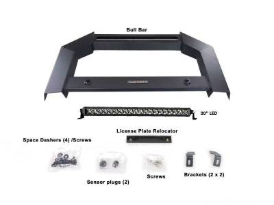 Black Horse Off Road - ARMOUR Bull Bar-Matte Black-2022-2024 Toyota Tundra|Black Horse Off Road - Image 3