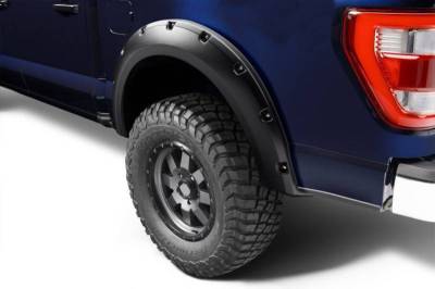 Black Horse Off Road - FENDER FLARES RIVETED Style-Black-2018-2021 Ford F-150|Black Horse Off Road - Image 5