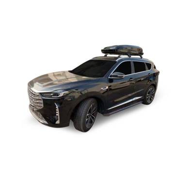 Black Horse Off Road - Black Horse Rooftop Cargo Carrier ABS + PMMA Hard Shell, 16 Cubic Feet Waterproof Car Roof Cargo Carrier Box w/ Dual Side Opening, Security Key, 165lbs Capacity, for 28" to 80" Wide Crossbar Rack, Vehicle Cargo Box - Image 11