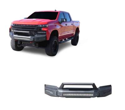 ARMOUR II Heavy Duty Modular Front Bumper Kit-Matte Black-2019-2021 Chevrolet Silverado 1500|Black Horse Off Road