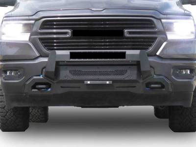 Black Horse Off Road - ARMOUR III Light Duty Front Bumper-Textured Black-2019-2024 Ram 1500|Black Horse Off Road - Image 5