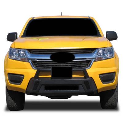 ARMOUR III Light Duty Front Bumper-Textured Black-2015-2020 Chevrolet Colorado|Black Horse Off Road