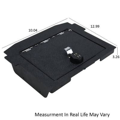 Black Horse Off Road - Center Console Safe-Black-2019-2024 Ram 1500-2500-3500|Black Horse Off Road - Image 16