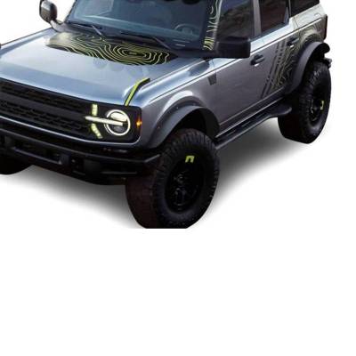 Black Horse Off Road - FENDER FLARES RIVETED Style-Black-2021-2023 Ford Bronco Sport|Black Horse off Road - Image 6