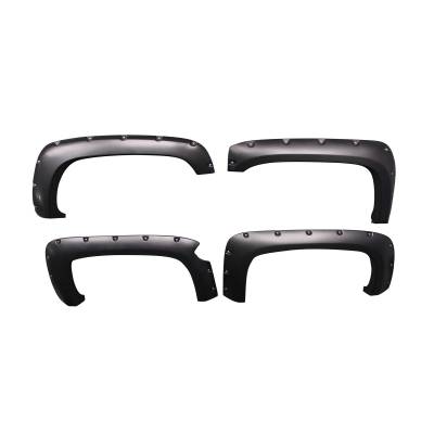 FENDER FLARES RIVETED Style-Black-2003-2006 Chevrolet Silverado 1500|Black Horse Off Road