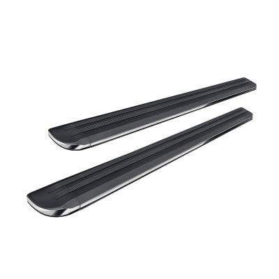 EXCEED Running Boards-Black-Chevrolet Silverado/GMC Sierra 1500/2500 HD/3500 HD Extended/Double Cab|Black Horse Off Road