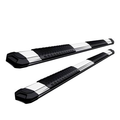 CUTLASS Running Boards-Stainless Steel-Chevrolet Silverado,GMC Sierra|Black Horse Off Road