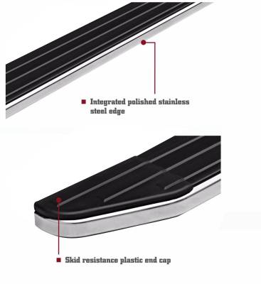 Black Horse Off Road - Premium Running Boards-Black-2005-2023 Toyota Tacoma Extended Cab|Black Horse Off Road - Image 5