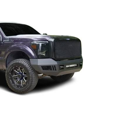 ARMOUR Heavy Duty Front Bumper Kit-Matte Black-2011-2016 Ford F-250 Super Duty/2011-2016 Ford F-350 Super Duty|Black Horse Off Road