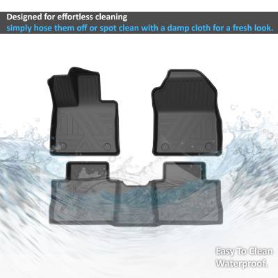 Black Horse Off Road - Black Horse TOTALINER 3.5mm Heavy Duty TPE Anti-skid Floor Mat Rug Liner fits 2019-2025 Toyota Rav4 - Image 2