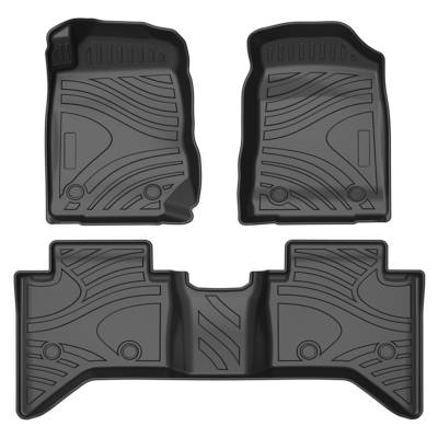 Black Horse TOTALINER 3.5mm Heavy Duty TPE Anti-skid Floor Mat Rug Liner fits 2015-2019 Chevrolet Colorado