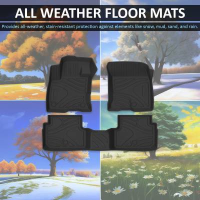 Black Horse Off Road - Black Horse TOTALINER 3.5mm Heavy Duty TPE Anti-skid Floor Mat Rug Liner fits 2021-2025 Ford Bronco Sport - Image 5