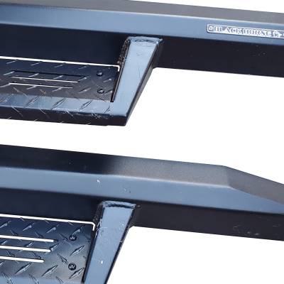 Black Horse Off Road - IMPACT Heavy Duty Drop Side Steps-Black-2007-2018 Chevrolet Silverado 1500 Crew Cab/2007-2019 Chevrolet Silverado 2500|3500 HD Crew Cab/2007-2018 GMC Sierra 1500 Crew Cab/2007-2019 GMC Sierra 2500|3500 HD Crew Cab|Black Horse Off Road - Image 11
