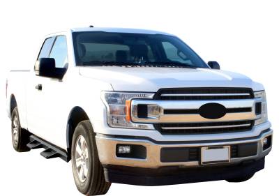 Black Horse Off Road - IMPACT Heavy Duty Drop Side Steps-Black-2015-2023 Ford F-150 Super Cab|Black Horse Off Road - Image 9