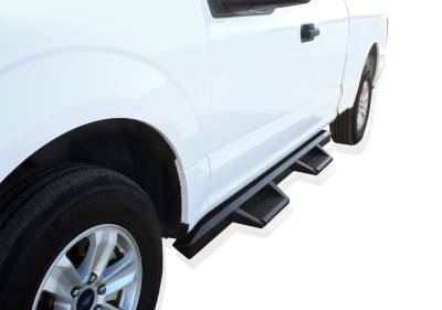 Black Horse Off Road - IMPACT Heavy Duty Drop Side Steps-Black-2019-2024 GMC Sierra 1500 Crew Cab/2019-2024 Chevrolet Silverado 1500 Crew Cab/2020-2024 GMC Sierra 2500|3500 HD Crew Cab/2020-2024 Chevrolet Silverado 2500|3500 HD Crew Cab/|Black Horse Off Road - Image 7