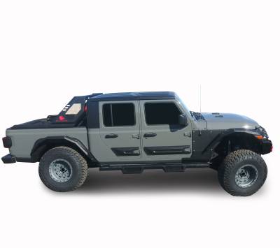 Black Horse Off Road - IMPACT Heavy Duty Drop Side Steps-Black-2020-2024 Jeep Gladiator|Black Horse Off Road - Image 12