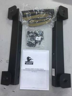 Black Horse Off Road - Bracket-Black-2015-2024 Chevrolet Silverado 1500/2015-2024 Chevrolet Silverado 2500 HD/2015-2024 Chevrolet Silverado 3500 HD/2015-2024 GMC Sierra 1500/2015-2024 GMC Sierra 2500 HD/2015-2024 GMC Sierra 3500 HD|Black Horse Off Road - Image 2