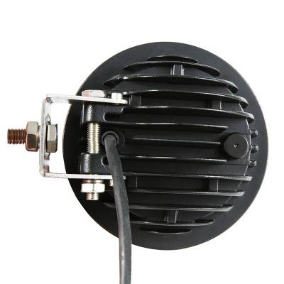Black Horse Off Road - ARMOUR II Basket With 2 Set of 5.3".Black Trim Rings LED Flood Lights-Black-Silverado 1500/Sierra 1500/F-150/1500/Tundra|Black Horse Off Road - Image 5
