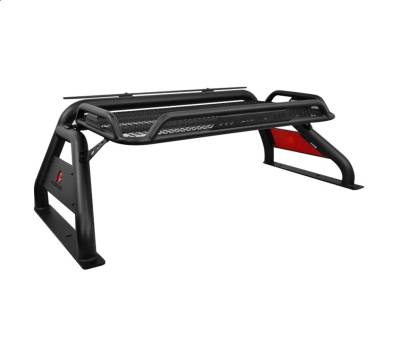 Black Horse Off Road - ATLAS Roll Bar Ladder Rack-Black-2005-2021 Nissan Frontier|Black Horse Off Road - Image 11