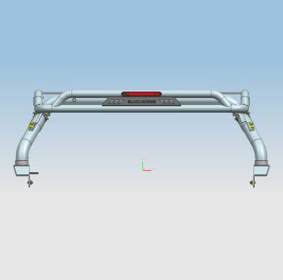 Black Horse Off Road - ATLAS Roll Bar Ladder Rack-Black- 2015-2024 Colorado/Canyon|Black Horse Off Road - Image 2