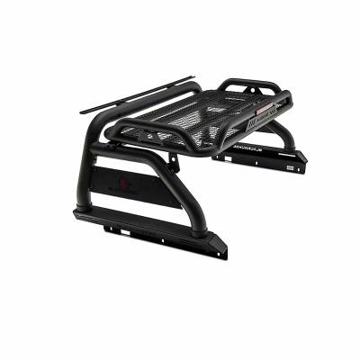 ATLAS Roll Bar Ladder Rack-Black-2020-2024 Jeep Gladiator|Black Horse Off Road