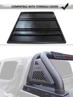 Black Horse Off Road - CLASSIC Pro Roll Bar-Textured Black-2005-2021 Nissan Frontier|Black Horse Off Road - Image 3