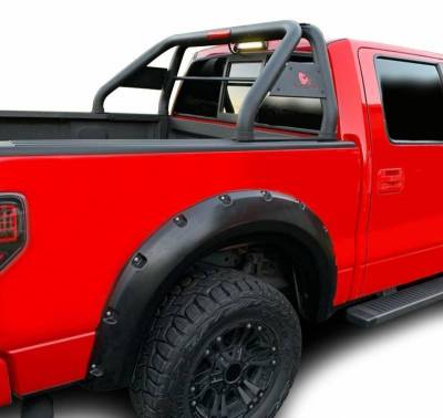 CLASSIC Roll Bar-Black-Dodge/Ram 3500, Chevrolet Silverado 1500/2500 HD, Ford F-150, Nissan Titan, GMC Sierra 1500/2500 HD/3500 HD, Toyota Tundra, Ram 2500/3500|Black Horse Off Road