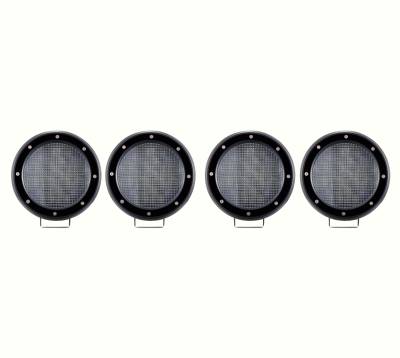 Black Horse Off Road - CLASSIC Roll Bar With 2 Set of 5.3".Black Trim Rings LED Flood Lights-Stainless Steel-2005-2021 Nissan Frontier|Black Horse Off Road - Image 12