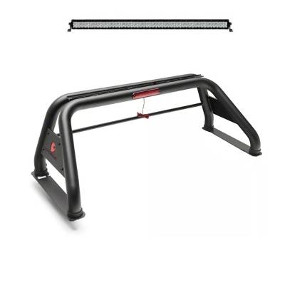 CLASSIC Roll Bar With 40" LED Light Bar-Black-2005-2021 Nissan Frontier|Black Horse Off Road