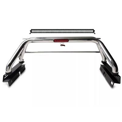 Black Horse Off Road - CLASSIC Roll Bar With 40" LED Light Bar-Stainless Steel-2019-2024 Ford Ranger|Black Horse Off Road - Image 9