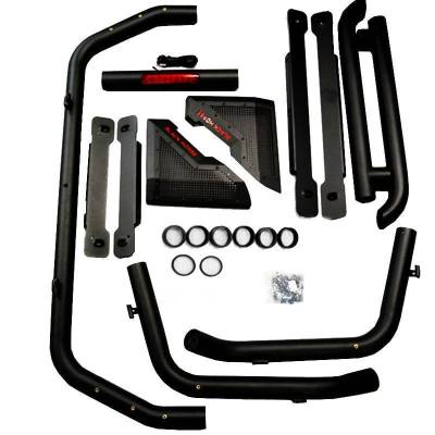 Black Horse Off Road - GLADIATOR Roll Bar Ladder Rack-Black-2022-2024 Nissan Frontier|Black Horse Off Road - Image 5