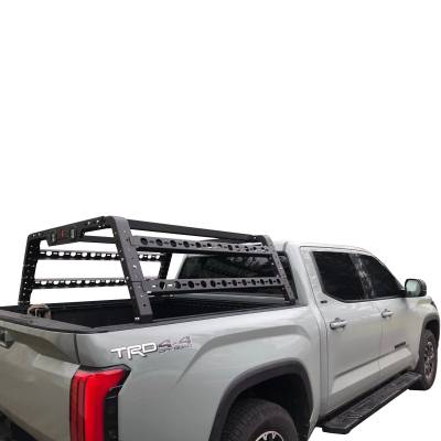 Black Horse Off Road - TRAVELER OVERLAND UTILITY Bed Rack-Black-Midsize- Half Ton- Three Quarter Ton Trucks-800 Lbs Capacity|Black Horse Off Road - Image 24