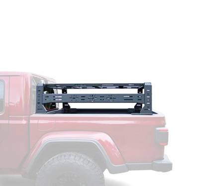 Black Horse Off Road - TRAVELER OVERLAND UTILITY Bed Rack -Black-800 Lbs Capacity-2015-2024 Chevrolet Colorado|2005-2024 Toyota Tacoma|2019-2024 Ford Ranger|2005-2024 Nissan Frontier|Black Horse Off Road - Image 6