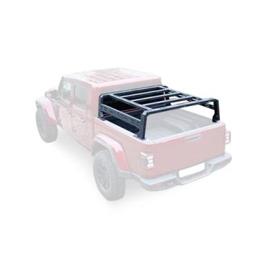 Black Horse Off Road - TRAVELER OVERLAND UTILITY Bed Rack -Black-800 Lbs Capacity-2015-2024 Chevrolet Colorado|2005-2024 Toyota Tacoma|2019-2024 Ford Ranger|2005-2024 Nissan Frontier|Black Horse Off Road - Image 7