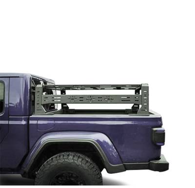 Black Horse Off Road - TRAVELER OVERLAND UTILITY Bed Rack -Sandy Black-800 Lbs Capacity- 2014-2024 Chevrolet Silverado 1500/Ram 1500/ Ram 2500/Ram 3500/2015-2024 Ford F-150/Toyota Tundra|2016-2024 Nissan Titan|Black Horse Off Road - Image 8