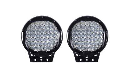 Black Horse Off Road - VIGOR Roll Bar With Set of 9" Black Round LED Light-Black-Silverado 1500/Sierra 1500/Ram 1500/F-150/Tundra|Black Horse Off Road - Image 12