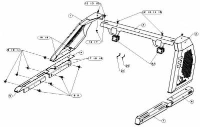 Black Horse Off Road - VIGOR Roll Bar-Black-2005-2021 Nissan Frontier|Black Horse Off Road - Image 4